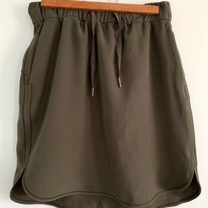 Lululemon Army Green Skirt size: 4